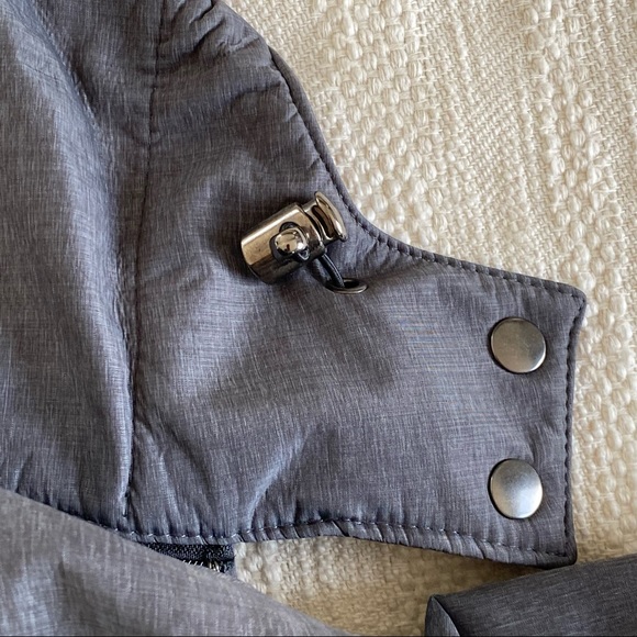 NFL 49ers Gray Hooded Water Resistant Zip Up Jacket - Picture 12 of 12